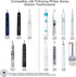 Electric Toothbrush Metal Shaft/Link Rod Parts, Compatible with Philips HX9900, HX6800, HX7500, HX751v, HX9690 Series