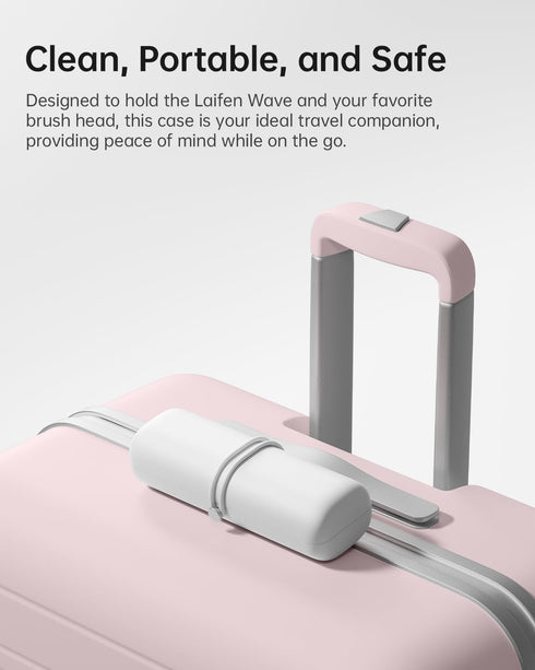 Laifen Wave Electric Toothbrush Travel Case (White), Lightweight, Hygienic, Easy-to-Clean, Compatible Only Wave Pro