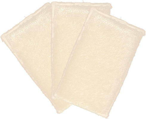 Evriholder Kitchen Sponges, Super Absorbent Dish Cleaners made with Sustainable Bamboo Fiber, Pack of 3