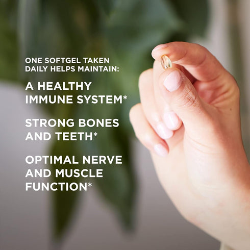 Solgar Vitamin D3 (Cholecalciferol) 250 MCG (10,000 IU) - 120 Softgels for Healthy Bones & Teeth, Immune System Support