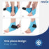 Pack REVIX Ankle Ice Wrap for Plantar Fasciitis & Foot Pain Relief, Reusable Gel Cold Compress Wrap for Feet Swelling