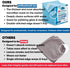 12" x 12" MW Pro Multi-Surface Microfiber Cleaning Cloths, White, 12 Pack, Premium Towels for Glass, Kitchens, Bathrooms
