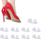 9 Pairs Clear High Heel Protectors - Heel Stoppers for Wedding Mates Bridesmaid (Small/Middle/Large)