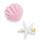 Starfish Shell Pearl Hair Clip Set, Artificial Mermaid Costume Hairpin for Girls and Women