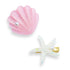 Starfish Shell Pearl Hair Clip Set, Artificial Mermaid Costume Hairpin for Girls and Women