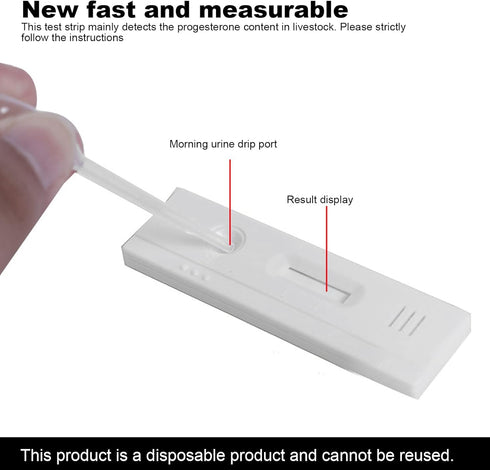 Pack of 10 Pig Pregnancy Test Strips for Early Detection Testing Tool Veterinary Equipment