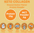 Tru-Nut Keto Collagen Protein Powder (Peanut Butter, 10.6 oz) - Perfect for Smoothies and Keto Diet