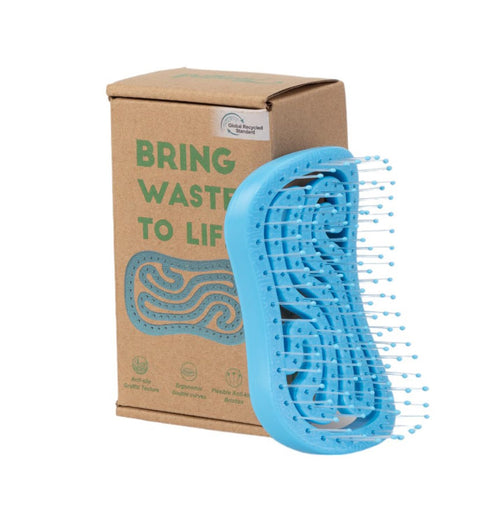 Tangols Double Curved Detangler Hair Brush - 100% Bio-Friendly with Ultra-Soft Anti-Knot Nylon Bristles for All Hair