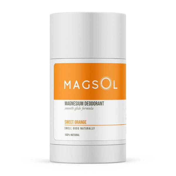 MAGSOL Natural Deodorant for Men & Women, Aluminum Free with Sweet Almond Oil & Beeswax, Baking Soda Free