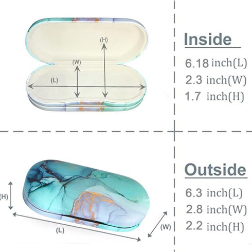 Contact Lens Case Kit - 2 in 1 Double Sided Portable Contact Lense and Eyeglasses Case