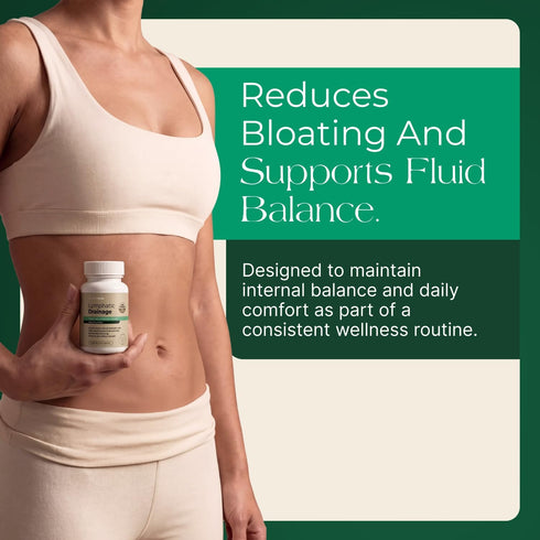 Sculptique 60 Lymphatic Drainage Supplement Lymphatic Drainage Capsules with Dandelion, Burdock, Cleavers & Echinacea