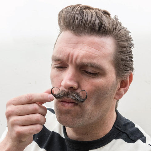 ZEUS Mustache Styling Wax, Mega Hold Water Based Mustache Wax for Men (Single)