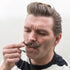 ZEUS Mustache Styling Wax, Mega Hold Water Based Mustache Wax for Men (Single)
