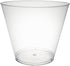Party Essentials Disposable 9 oz Party Punch Cups, 20 Count, Clear, Old Fashioned Tumblers