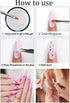Valentines Nail Rhinestone EBANKU Red Nail Art Crystals, Hearts, Butterfly, 3D Diamond Stone Gems with Tweezer