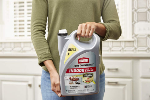 Ortho Home Defense Max Indoor Insect Barrier Refill, 1 gal., Kills Ants, Roaches, Spiders, Fleas, Ticks