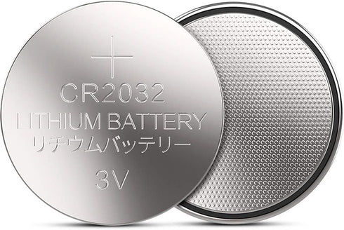 100 Packs CR2032 3V Lithium Coin Cell Batteries, 230mAh Bulk