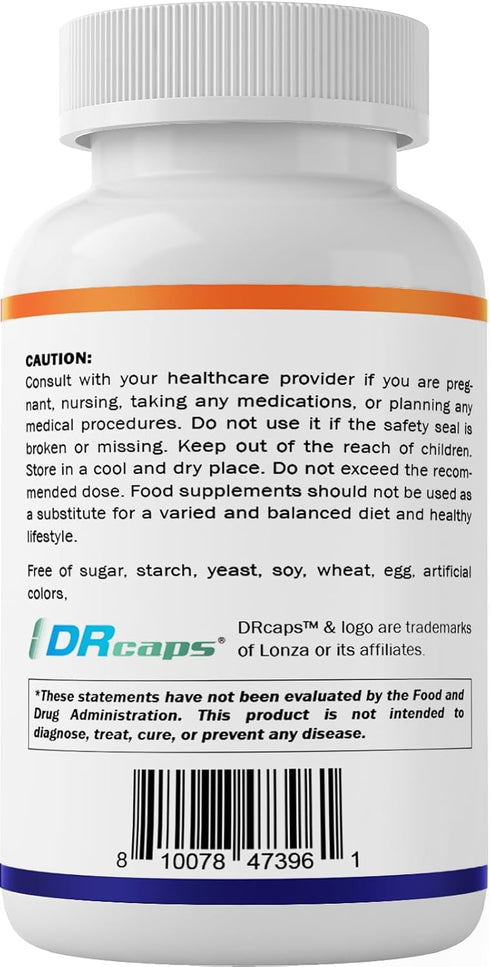 Vitamatic Clostridium butyricum, 25 Million, 60 DR Capsules for Gut Health with Prebiotic Inulin Fiber