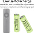 1.2V NI-MH AA 800mAh Rechargeable Batteries, 12 Pack Double A for Solar Lights, String Lights, Mouse, Keyboard