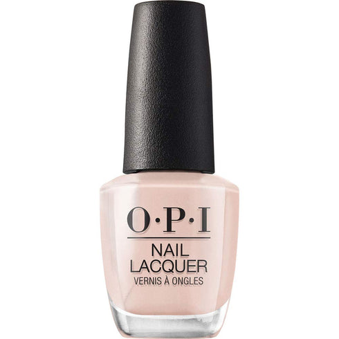 OPI Nail Lacquer Nail Polish, Sheer Light Nude Shimmer, Vegan, Fast Drying, Chip Resistant