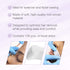 Satin Smooth EZ Grip Eyebrow Wax Strips, Non-Woven Facial Hair Removal Strips for Women, 100 ct, 2 Pack