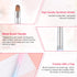 SAVITA 2pcs Nail Art Clean Up Brushes, Painting Tools for Nail Art Design & Polish Mistake Cleaning