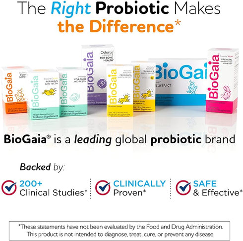 BioGaia Prodentis Drops, 25 Day Supply, Dental Probiotics for Teeth & Gums, Promotes Oral & Gut Health