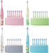 HUIFACAI 6 4 Children Electric Toothbrush with Toothbrush Toothbrush Cartoon Electric Toothbrush