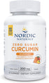 Nordic Naturals Zero Sugar Curcumin Gummies, Mango - 60 Gummies - 200 mg Optimized Curcumin Extract - Antioxidant
