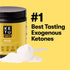 Perfect Keto Exogenous Ketones Powder, BHB Salts Supplement for Ketosis & Fasting, Vanilla, 6.7 oz, Plus Electrolytes