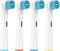 Toothbrush Heads for Oral B - 4 Pack | Professional Electric Replacement Heads, Compatible with Oral B Braun, Medium