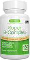 Igennus Super B-Complex Methylated B-Vitamins, MTHFR Supplement with Methylfolate & B12, Vegan, 180 Small Tablets