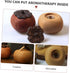 Ipetboom Essential Oil Diffuser Oils Scents Wooden Room Diffuser Easy to Operate Unique for Store Office Household
