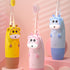 NUSITOU Set 4pcs Electric Toothbrush Sonic Toothbrush for Pink Deer Design USB Rechargeable for Gentle Oral Care