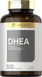 Carlyle DHEA 100mg Supplement, 300 Capsules, Non-GMO & Gluten Free