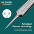 MR.GREEN Ingrown Hair Tweezers - Needle Nose Pointed Tips for Eyebrows, Splinters, Blackhead Removal