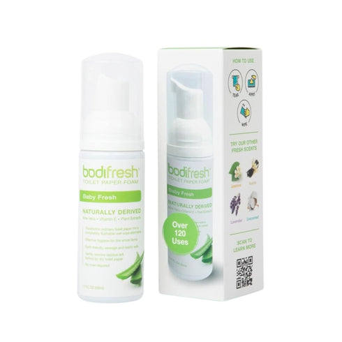 Toilet Paper Foam, Liquid Wet Wipe | Eco Friendly Flushable Alternative with Aloe & Vitamin E (1.7 Fl Oz)