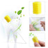 100 Pack Disposable Oral Swabs: Sterile Dental Sponge Swabsticks for Mouth & Gum Cleaning - Unflavored, Yellow