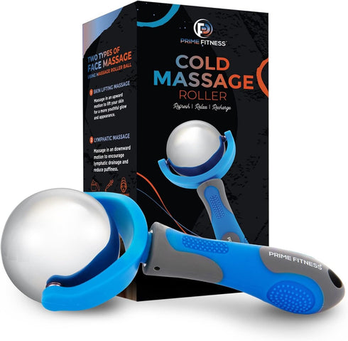 PRIME Fitness Cold Massage Roller Ball | Cold Therapy | Ice Roller Ball with
