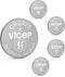 ViCep 5-Pack CR2025 Battery CR 2025 3V Lithium Batteries Compatible with Car Key