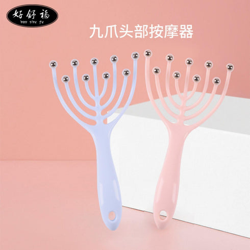 Piegricdiat Portable Massager Neck, Shoulder Back Massager Scalp Massager Tool