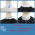 White Haircutting Strips, Stretchy Neck Band for Hair Removal and Waxing, Barber Shop Accessories