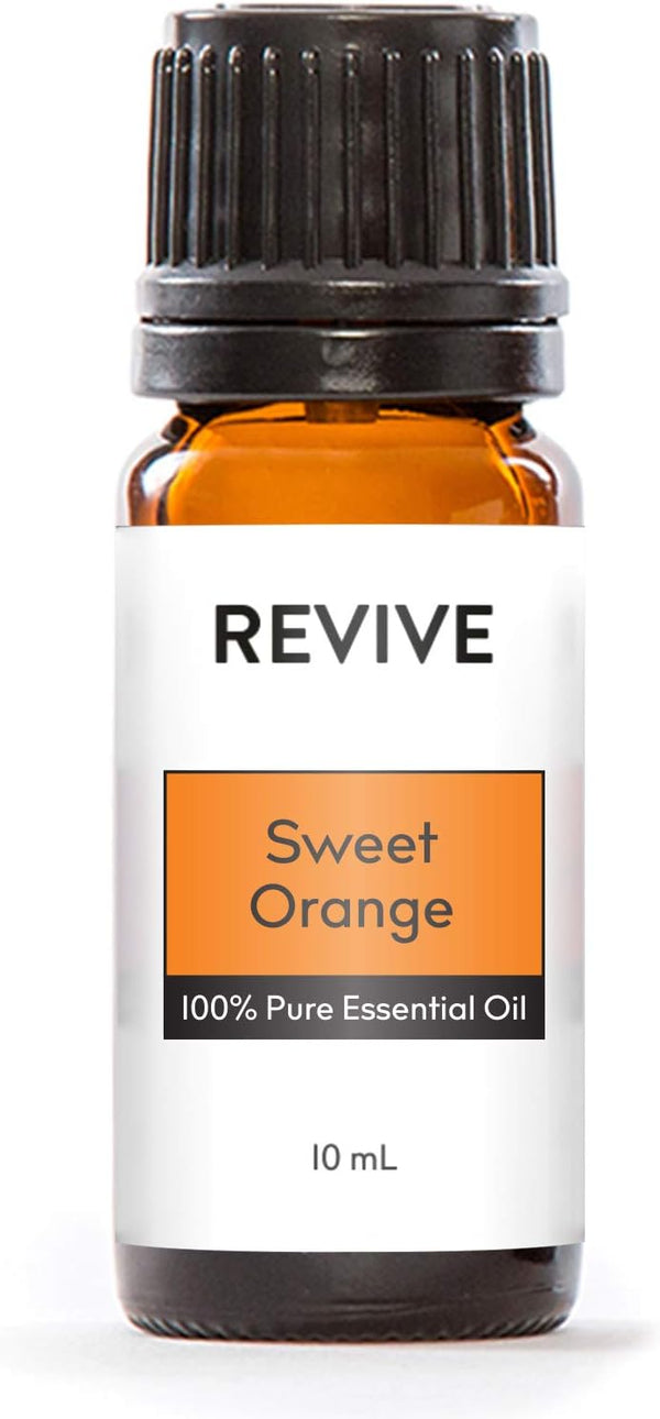 Sweet Orange Essential Oil by REVIVE - 100% Pure Therapeutic Grade for Diffuser, Humidifier, Skin Care