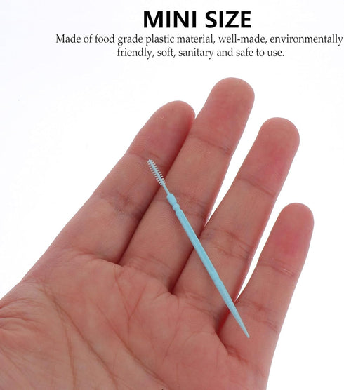 1060Pcs Double-Head Toothpicks - Disposable Plastic Toothpicks for Teeth Cleaning, Interdental Oral Care