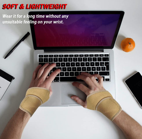 NuCamper Wrist Brace - Carpal Tunnel for Men Women, Lightweight Adjustable Support for Pain Relief
