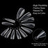 NMKL38 Clear Dual Forms Acrylic Nail System UV Gel Nail Mold Full Cover False Nail Tips with Scale (120 Water Drops)