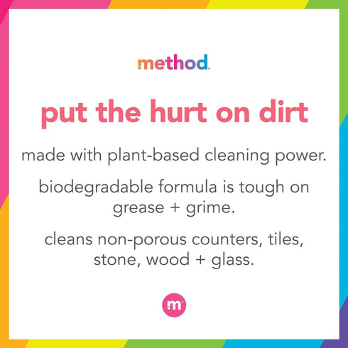 Method All Purpose Cleaner, Lime + Sea Salt, 28 Fl Oz (Pack of 8), Eco-Friendly Spray