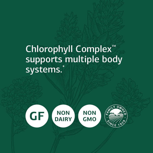 Standard Process Chlorophyll Complex - Immune Support, Antioxidant Activity, 60 Softgels with Vitamin A