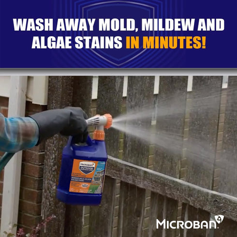 MICROBAN Outdoor Surface Care Cleaner, 1 Gallon