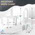 Wishtofly 3 7 Inches, 300lbs Bathtub Safety Rail, Heavy Duty Bath and Shower Grab Bar for Seniors and Elderly, Safety
